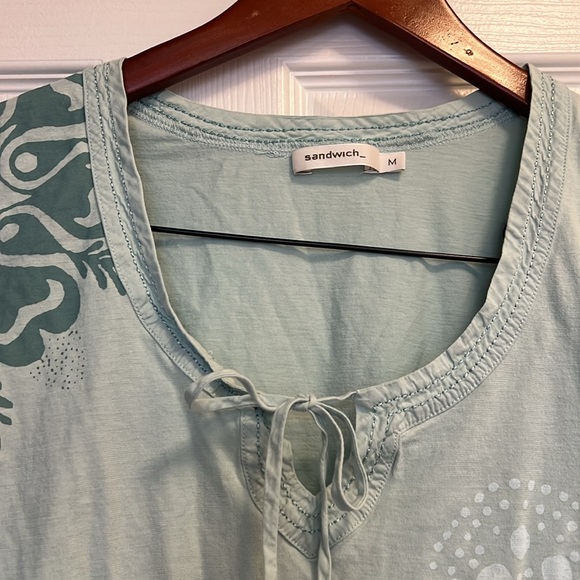 T-shirt by Sandwich_ size medium light teal - Picture 2 of 3
